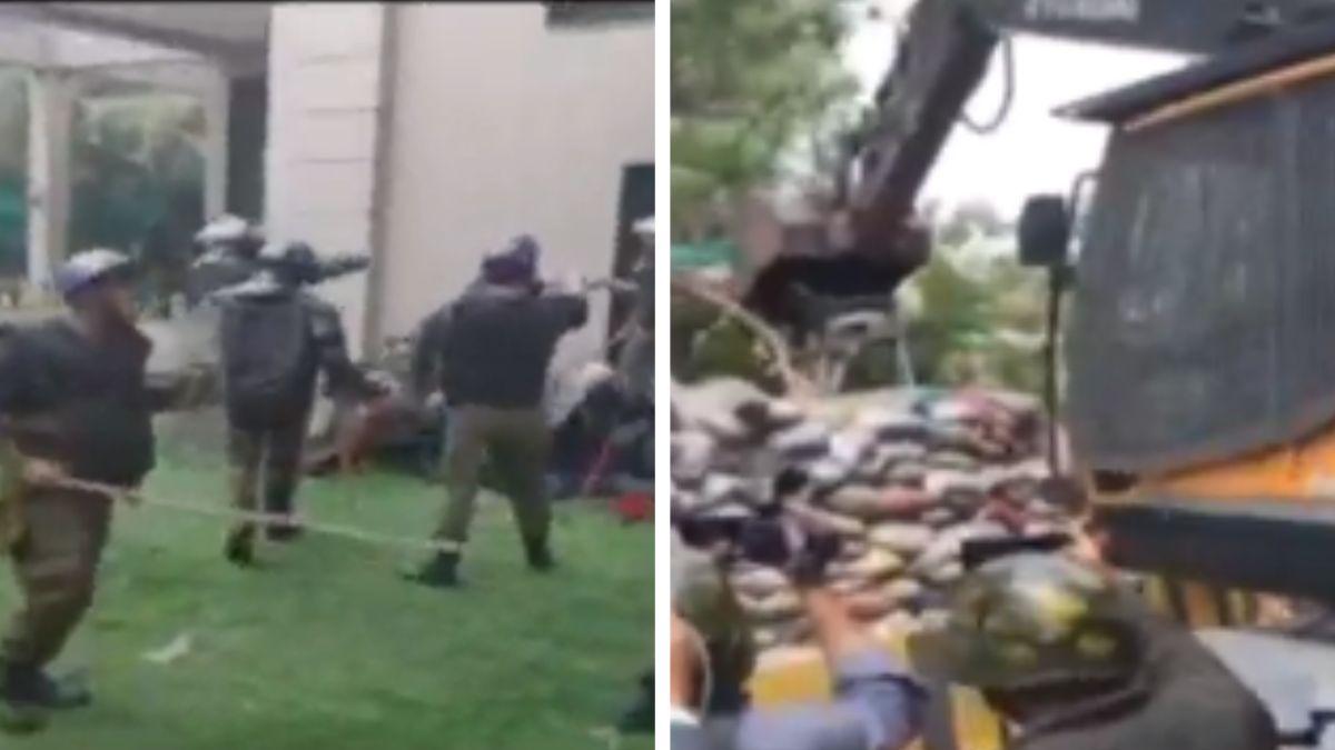 पाकिस्तान में बवाल LIVE: दरवाजा तोड़ इमरान खान के घर में घुसी पुलिस, बुलडोजर से भी एक्शन