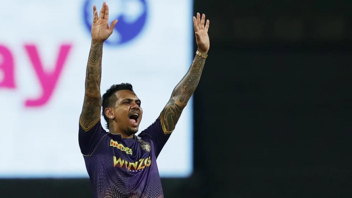 सुनील नरेन ने किया कमाल (फाइल फोटो: @IPL)