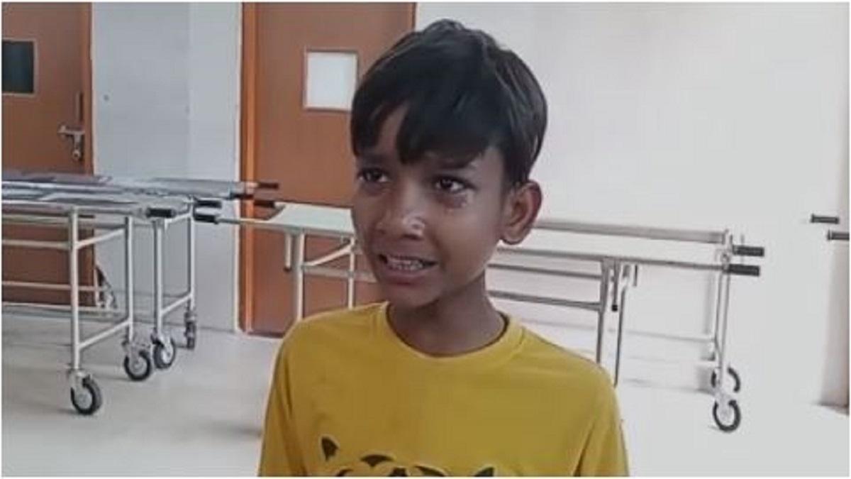 बच्चे का वीडियो हुआ वायरल.