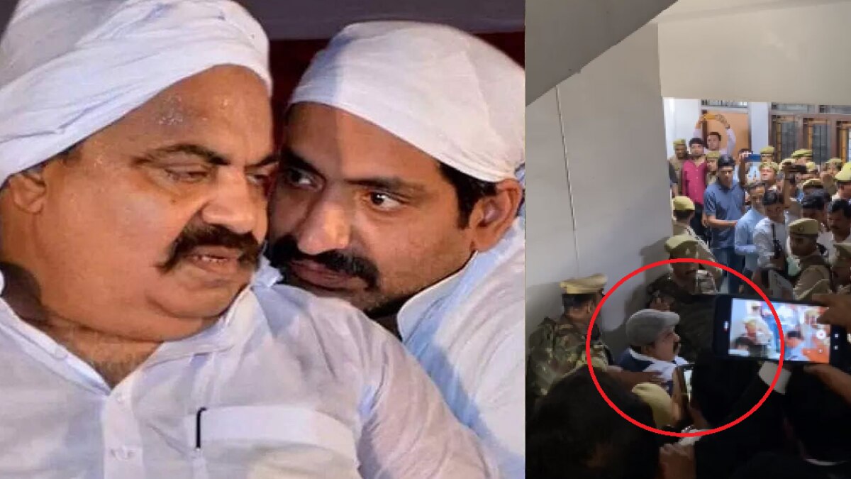 अतीक अहमद के खिलाफ वकीलों ने लगाए नारे