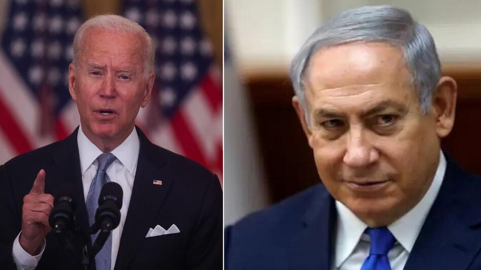 बाइडेन-नेतन्याहू के बीच बुरी तरह हुई तू-तू-मैं-मैं, अमेरिका को देनी पड़ी सफाई - american president joe biden and israeli pm netanyahu exchange fierce language over judicial changes in israel ...