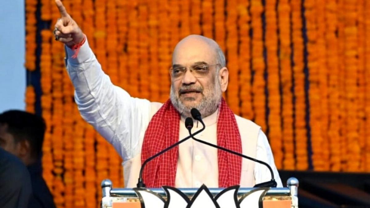 कर्नाटक के हासन में कांग्रेस पर बरसे अमित शाह