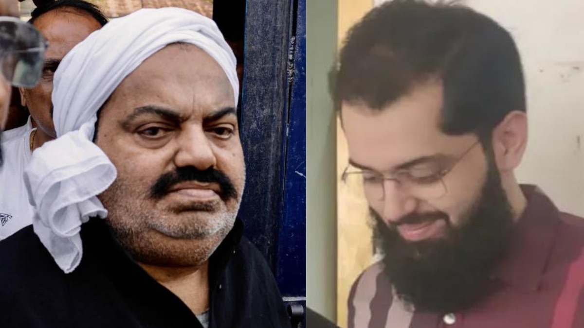 अतीक अहमद और उसका बेटा उमर (फाइल फोटो)