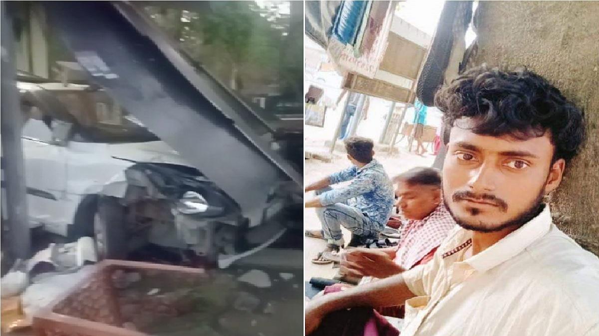 गुरुग्राम में युवक को कार ने कुचला.