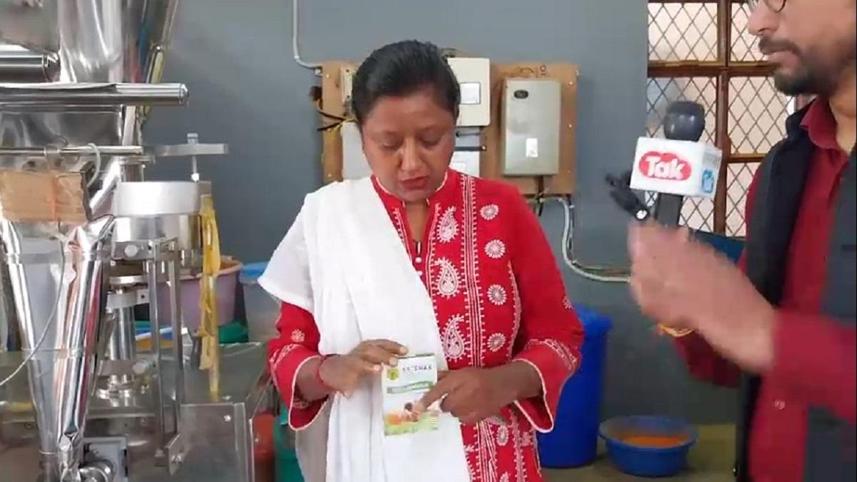 Woman farmer Dipika Chufal