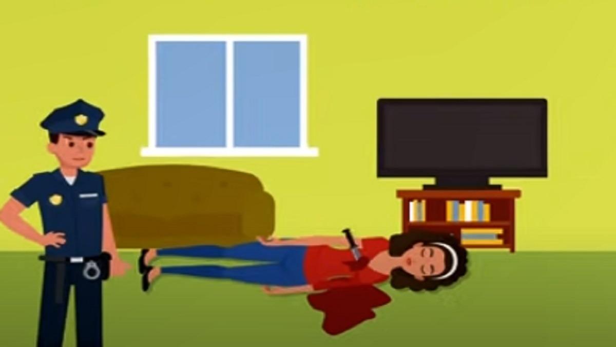 Solve This Murder Mystery (Pic Credit: 7-Second Riddles)