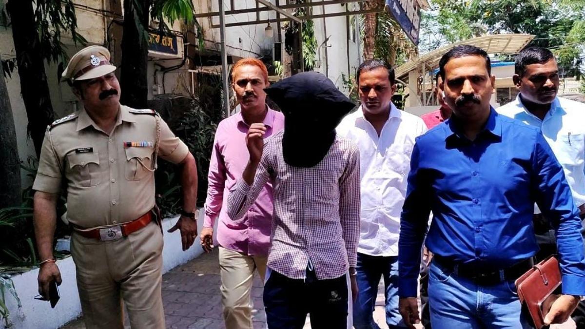 पुलिस की गिरफ्त में आरोपी