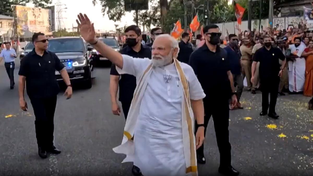 केरल में पीएम मोदी