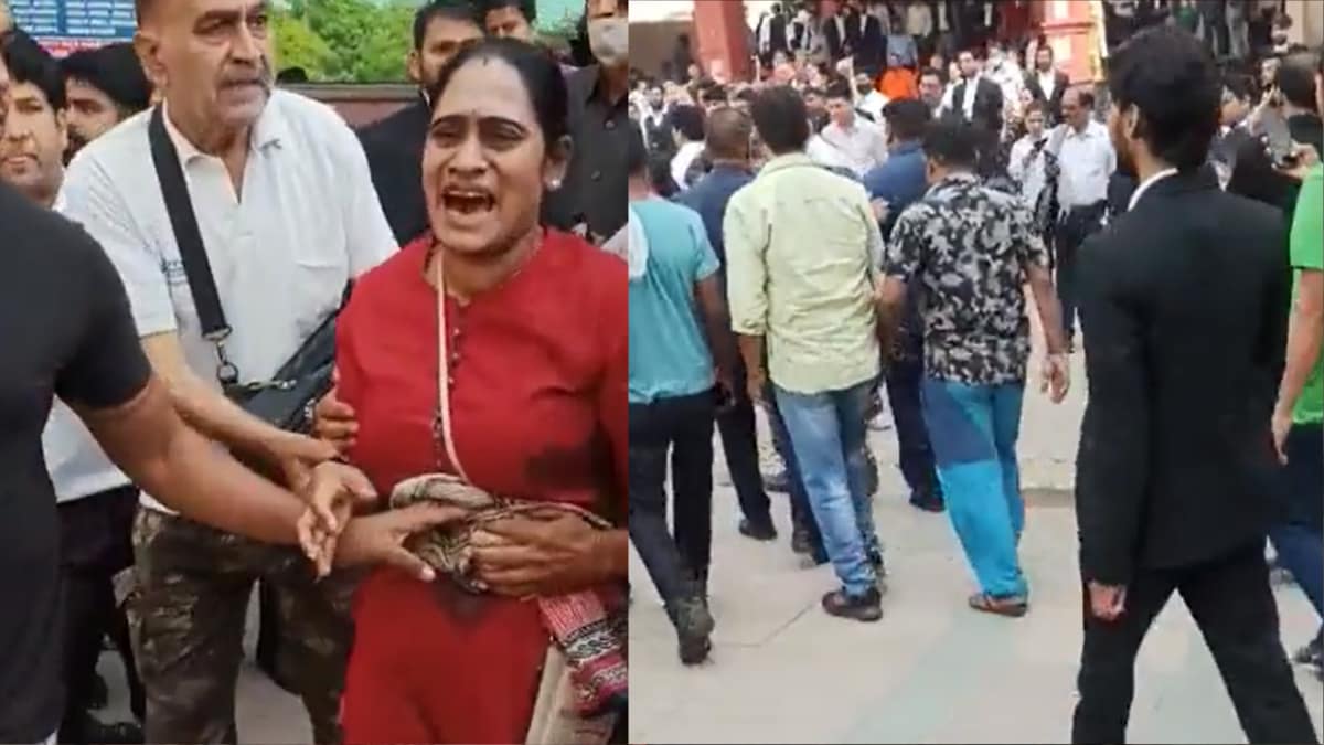 दिल्ली के साकेत कोर्ट में फायरिंग, हमलावर की हुई पहचान-Firing in Delhi's Saket court, attacker identified