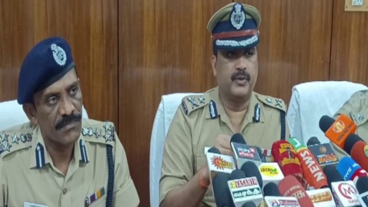 तमिलनाडु में उत्तर क्षेत्र के आईजी आर कन्नन ने घटना के संबंध में जानकारी दी. (फोटो- ANI)