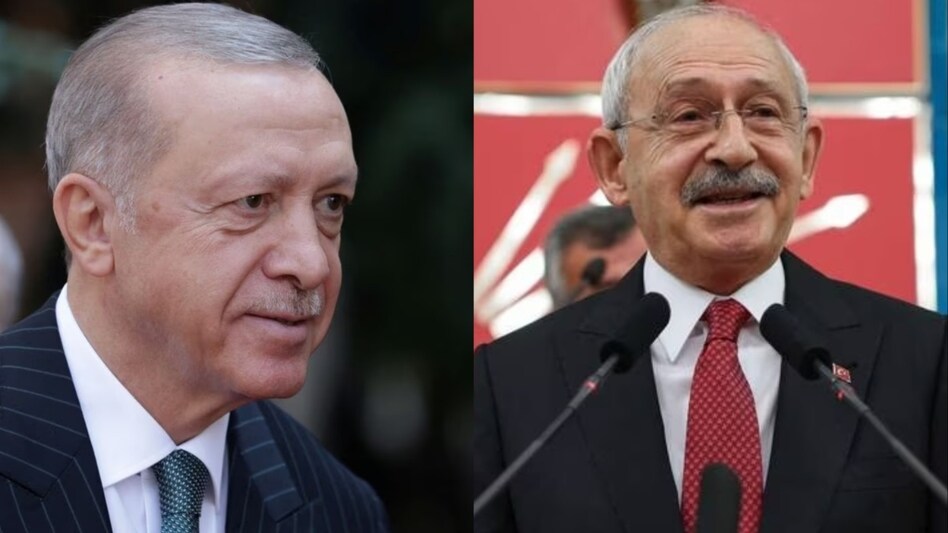 तुर्की के राष्ट्रपति एर्दोगन और विपक्ष के उम्मीदवार कमाल कलचदारलू (Photo- Reuters/AFP)