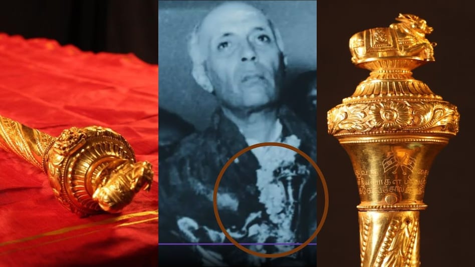 1947 में आजादी के वक्त जवाहर लाल नेहरू को सौंपा गया था सेंगोल