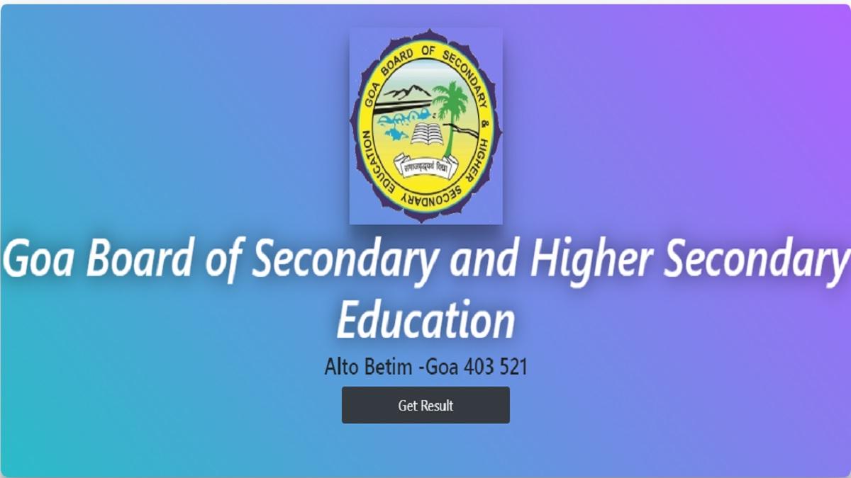 Goa Board HSSC Result 2023