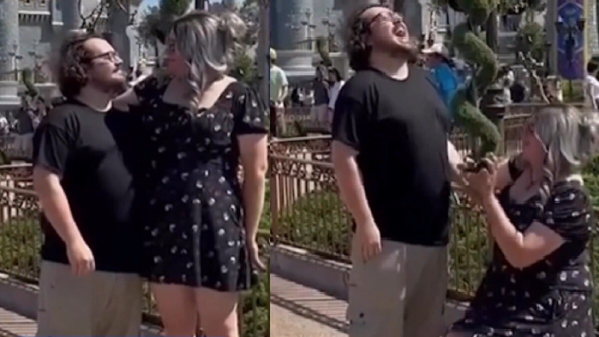 लड़की ने किया खुलेआम प्रपोज तो जोरों से हंसने लगा ब्वायफ्रेंड? वजह जानकर रह गई हैरान, VIDEO