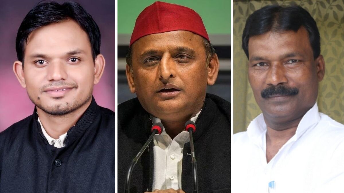 सपा ने (बाएं से)  रामकरन निर्मल और रामजतन राजभर को बनाया है प्रत्याशी (फाइल फोटो)