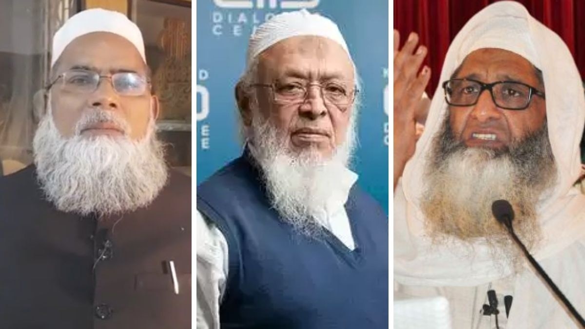 मौलाना खालिद सैफुल्लाह, अरशद मदनी, फजलुर रहीम मुजद्दीदी