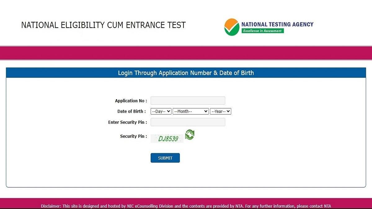 NEET UG 2023 Admit Card