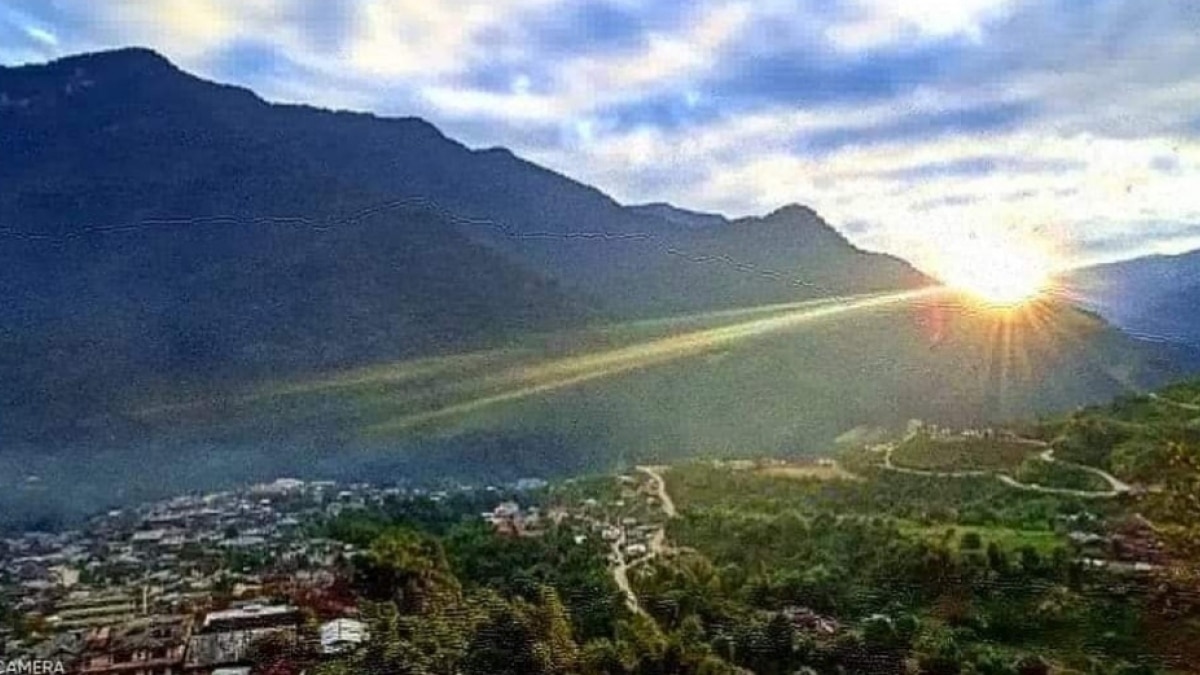 Arunachal pradesh' Koloriang town