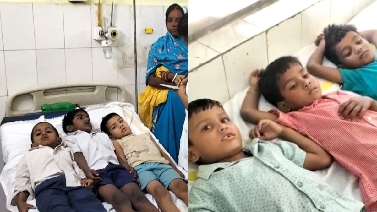 मिड डे मील खाने से अस्पताल में भर्ती हुए बच्चे