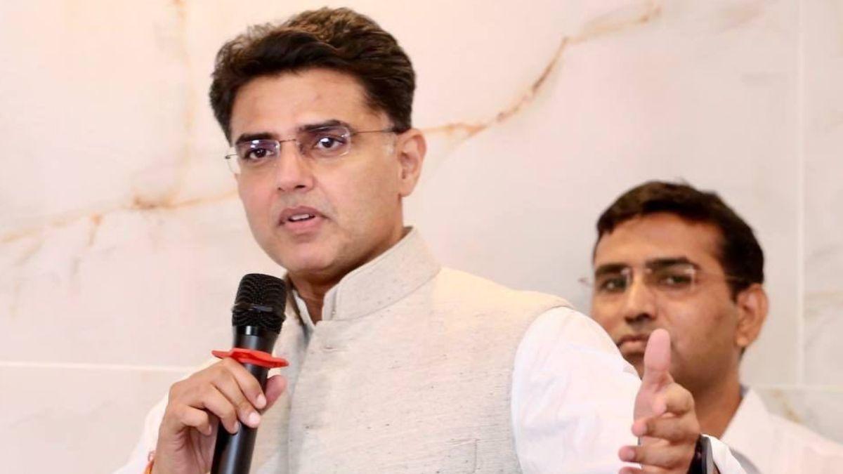 सचिन पायलट ने जयपुर में अशोक गहलोत के खिलाफ की प्रेस कॉन्फ्रेंस (फाइल फोटो)