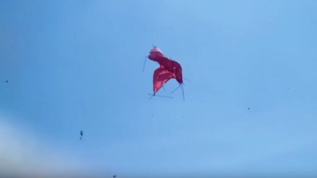 बवंडर में पतंग की तरह उड़ गया शादी का टेंट और मंडप, मची अफरा-तफरी, सामने आया Video