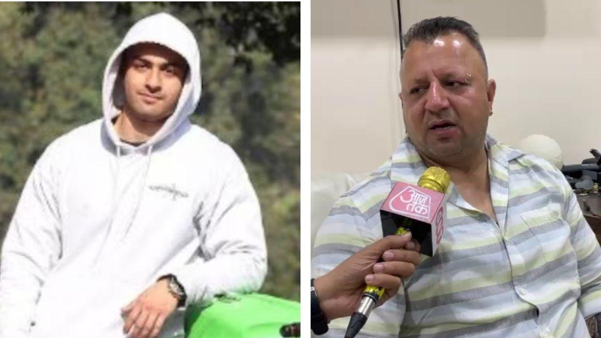 यूट्यूबर अगस्त्य और पिता जितेंद्र चौहान.