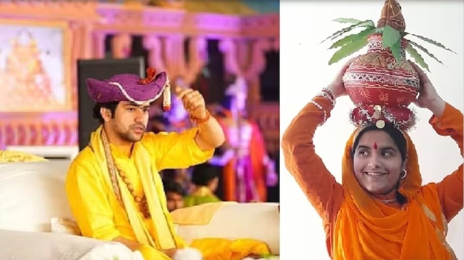 धीरेंद्र शास्त्री और शिवरंजनी तिवारी. (फाइल फोटो)