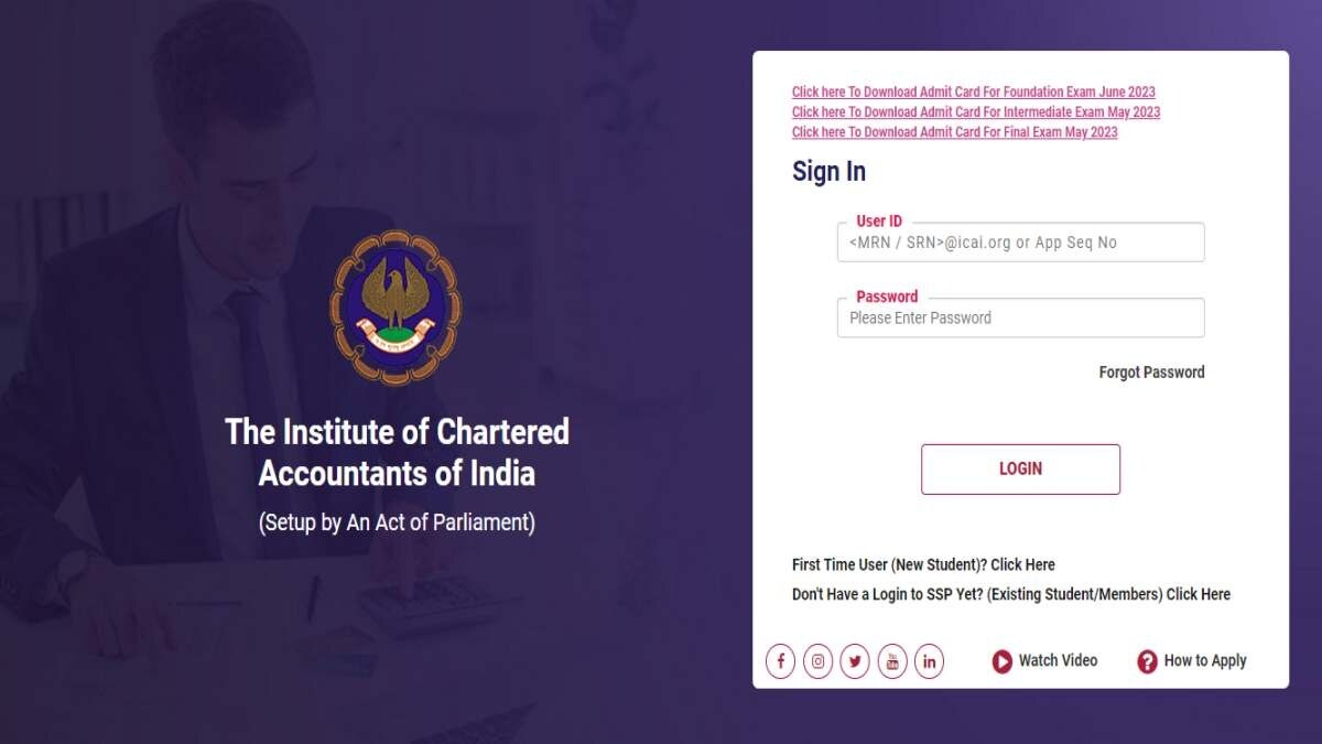 ICAI CA Foundation Admit Card 2023 