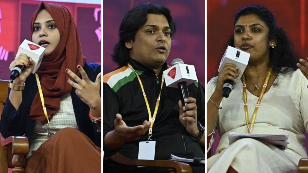 युवा और राजनीति सेशन में चर्चा