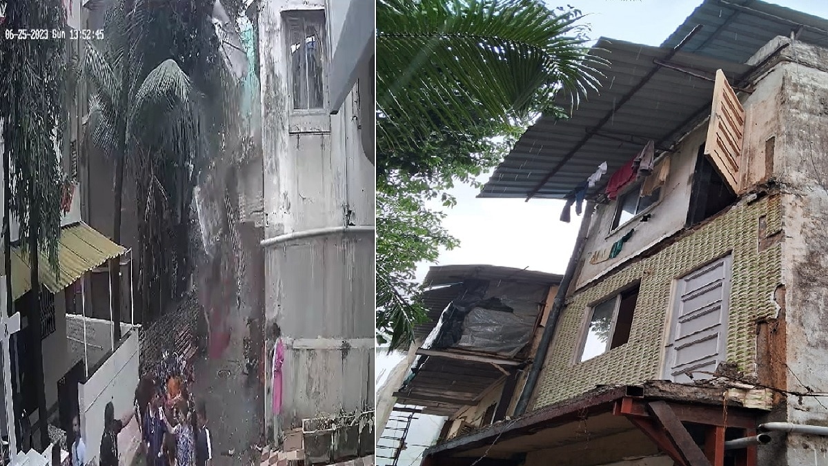 मकान का छज्जा गिरने से दो लोगों की मौत.