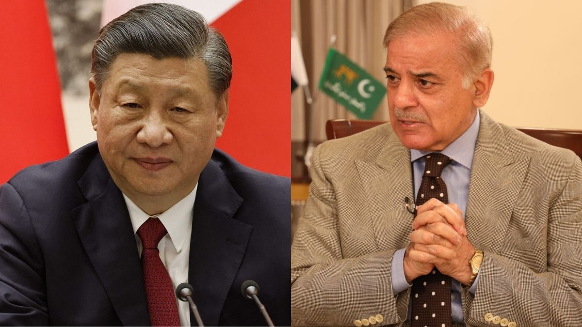 चीनी राष्ट्रपति शी जिनपिंग, पाकिस्तान के प्रधानमंत्री शाहबाज शरीफ (फाइल फोटो)