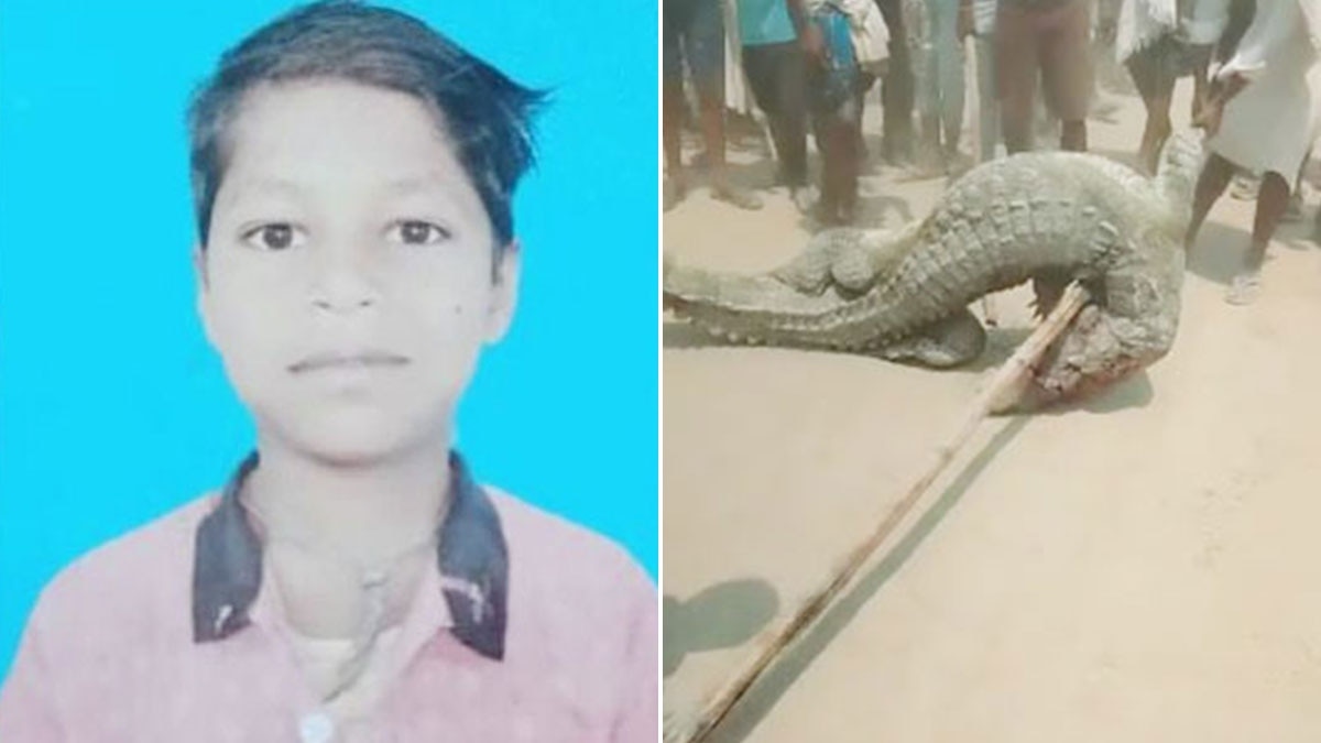 मगरमच्छ के हमले से 10 साल के लड़की की मौत