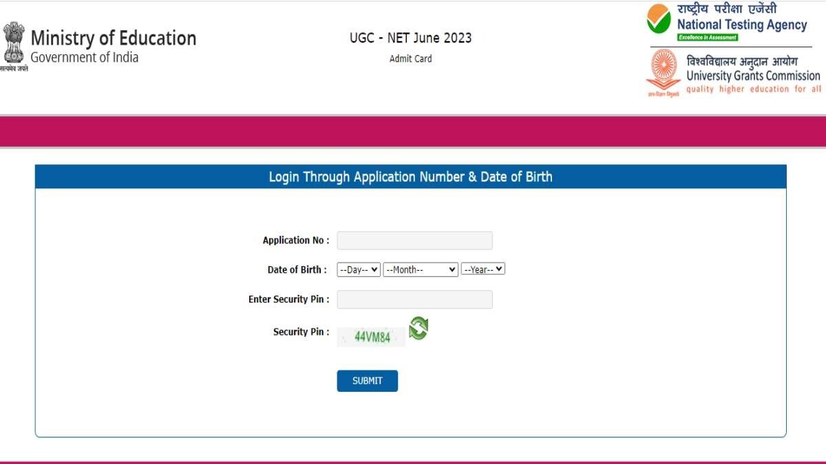 UGC NET Admit Card 2023