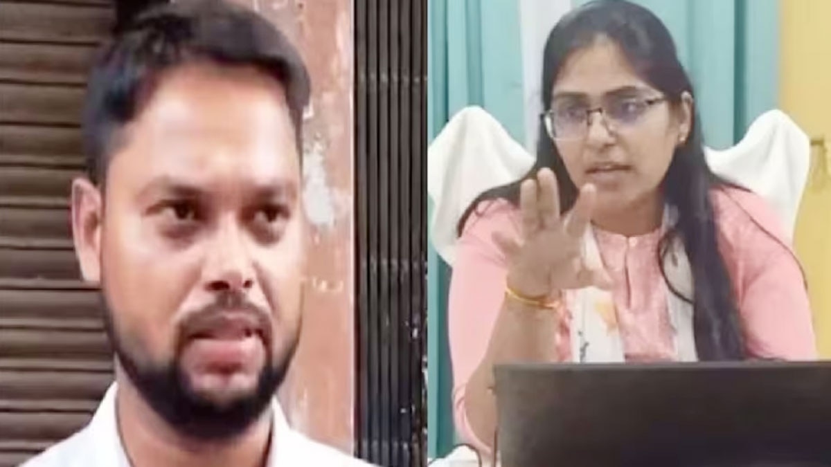 आलोक वर्मा और SDM ज्योति वर्मा की फाइल फोटो 