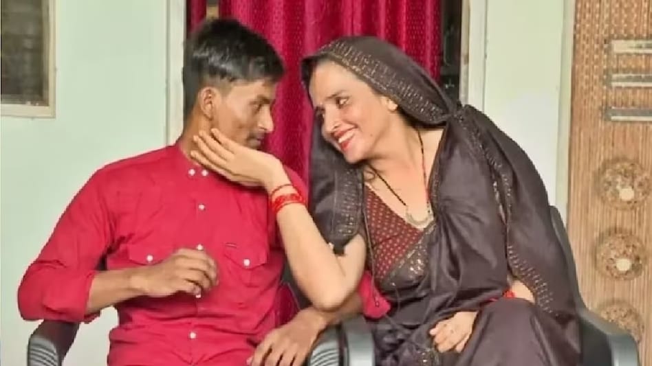 सीमा हैदर और सचिन मीणा की फाइल फोटो.