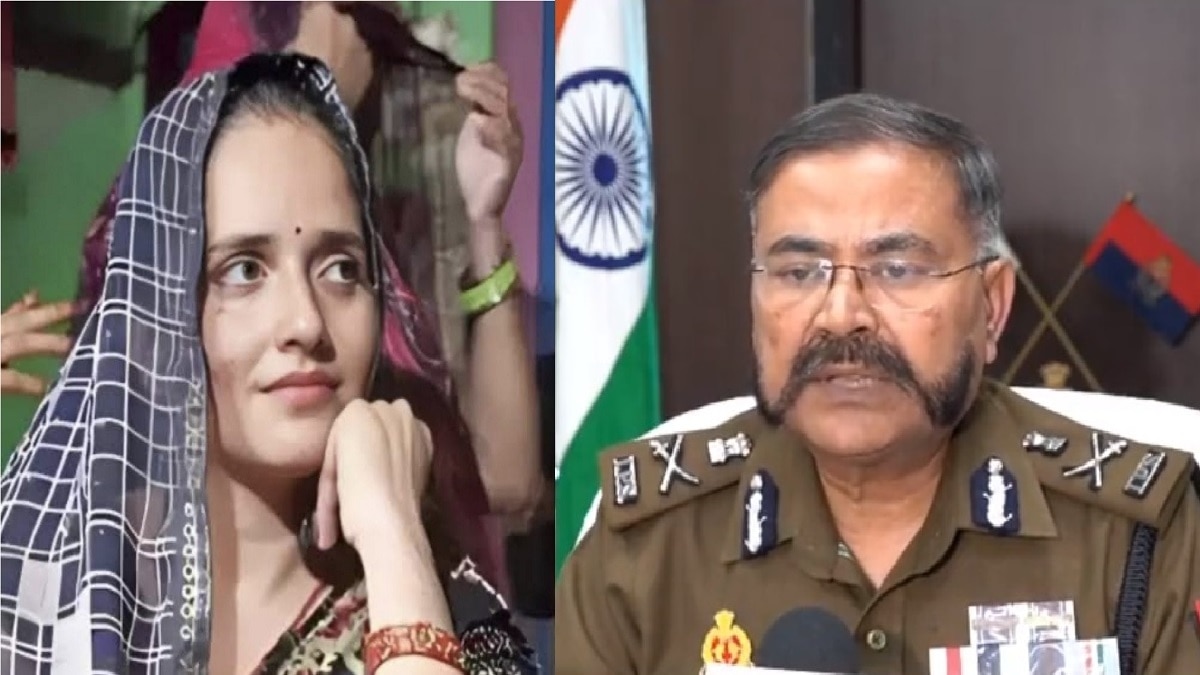 सीमा हैदर और यूपी स्पेशल डीजी लॉ एंड ऑर्डर प्रशांत कुमार (File photo).