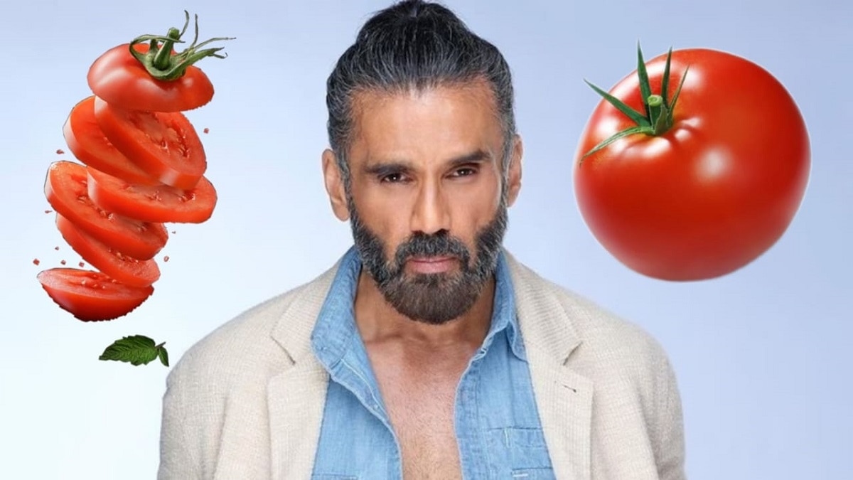 Farmers protest against statement of Sunil Shetty