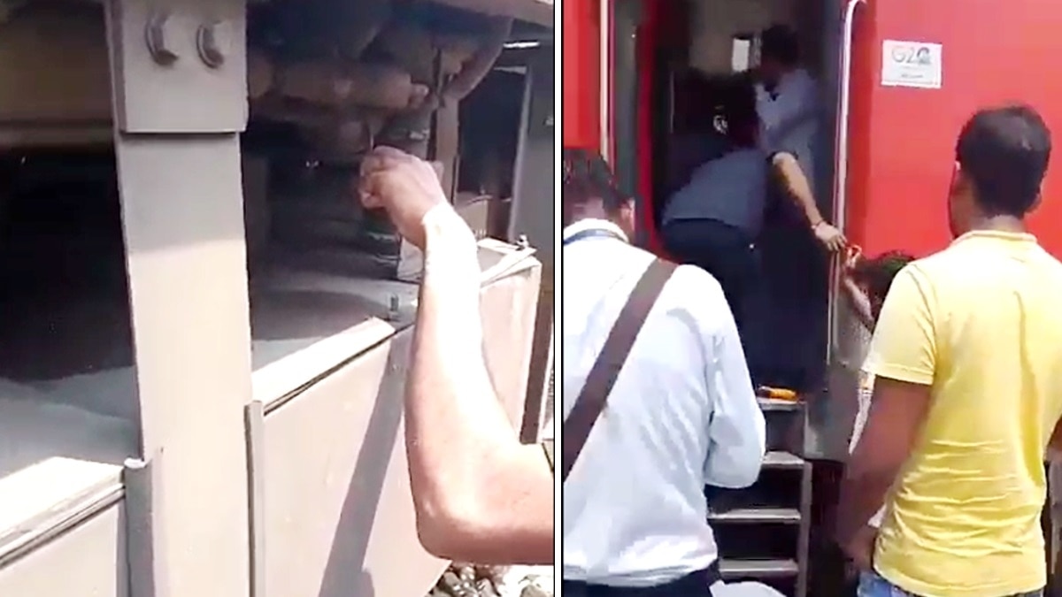 बच्ची का पैर निकालने टॉयलेट का बॉक्स खोला गया.