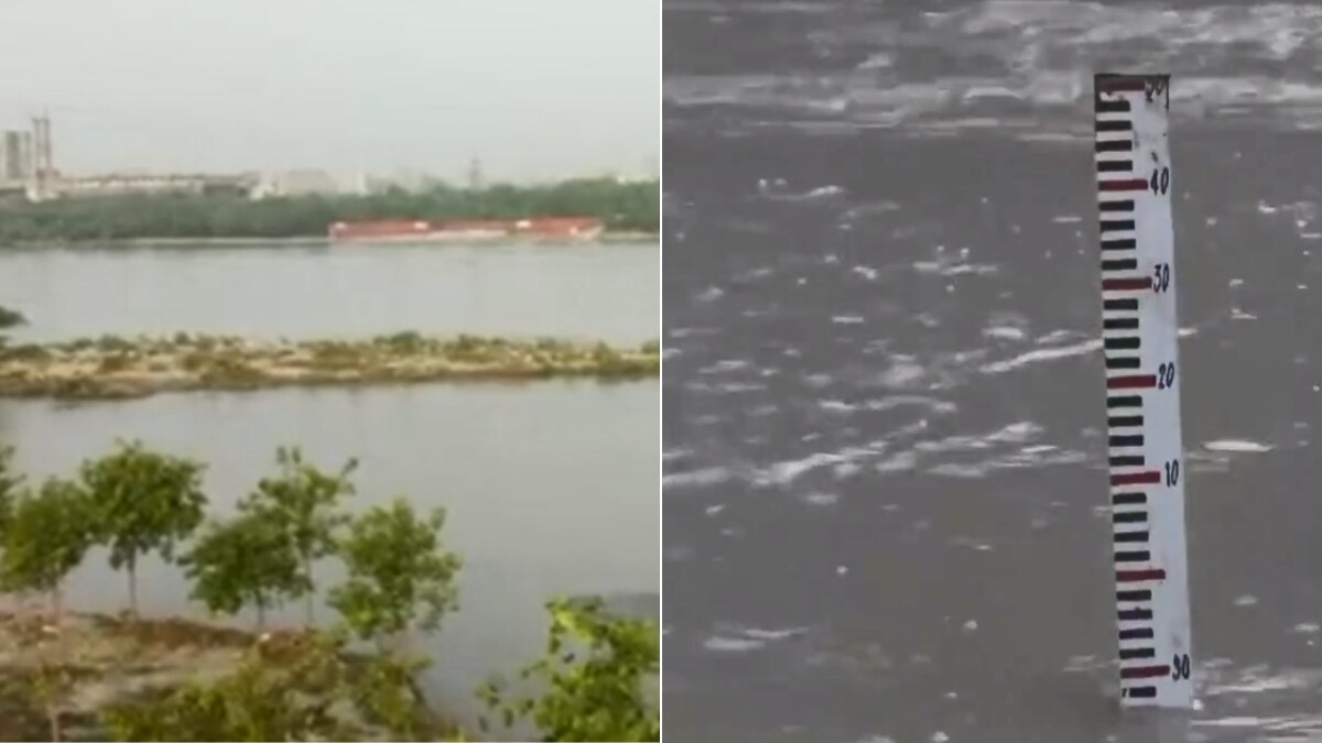 पहाड़ों पर बारिश से यमुना में उफान, दिल्ली में खतरनाक स्तर पर पहुंचा नदी का जलस्तर, देखें वीडियो