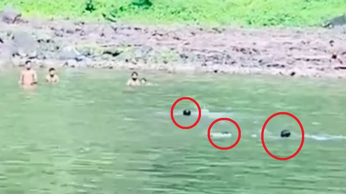 तीनों दोस्त गहरे पानी में डूब गए. 