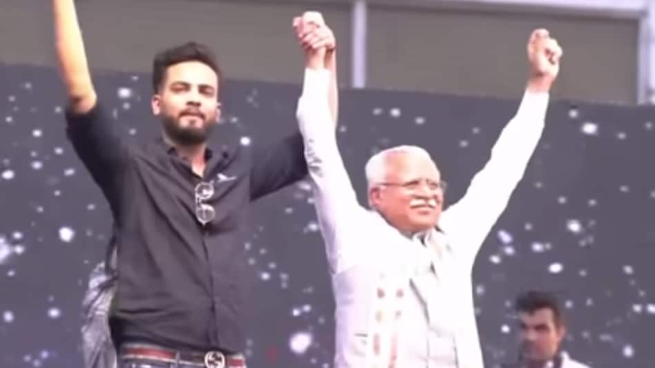 एल्विश यादव, सीएम मनोहर लाल खट्टर