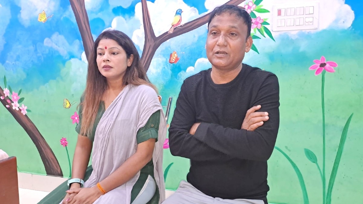 कुमारी संजना और जीतेन्द्र शार्दुल. (फोटो:Aajtak) 