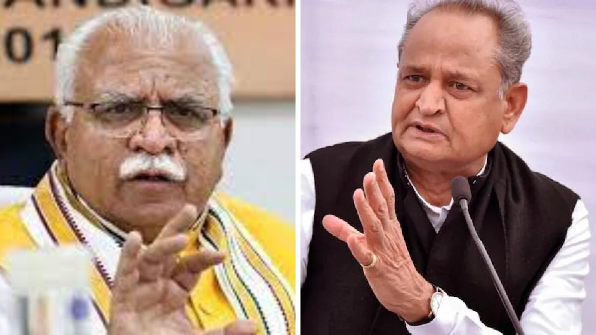 मनोहर लाल खट्टर/अशोक गहलोत (File Photo)