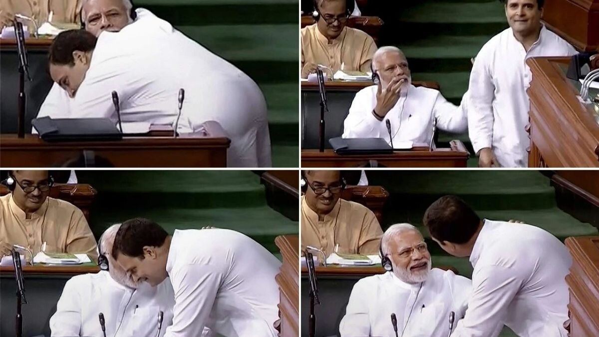 पीएम मोदी को झप्पी से सिंधिया को आंख मारने तक... लोकसभा में राहुल गांधी के 5 चर्चित मोमेंट्स