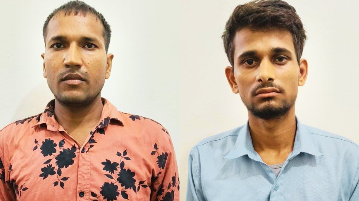 पुलिस की गिरफ्त में आए दोनों आरोपी.