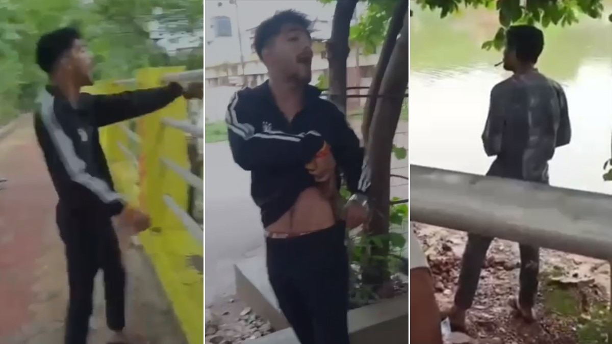 युवक का पिस्तौल लेकर लहराने का वीडियो वायरल 