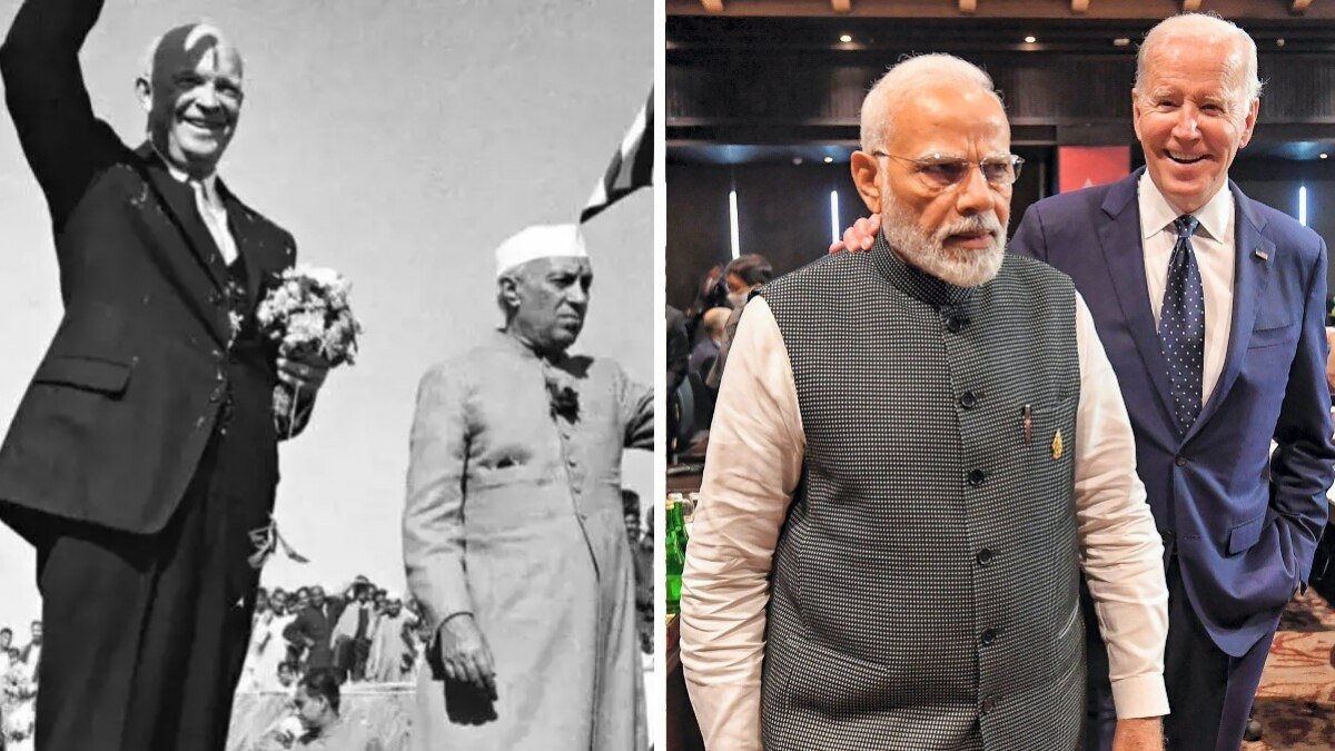 पहली बार अमेरिकी राष्ट्रपति आइजनहावर भारत आए थे. बाइडेन इंडिया आने वाले 8वें प्रेसिडेंट होंगे. (फाइल फोटो)