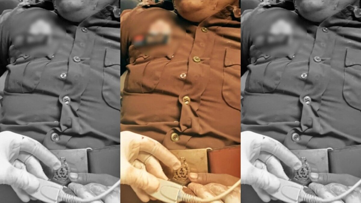 अस्पताल में भर्ती है महिला सिपाही 