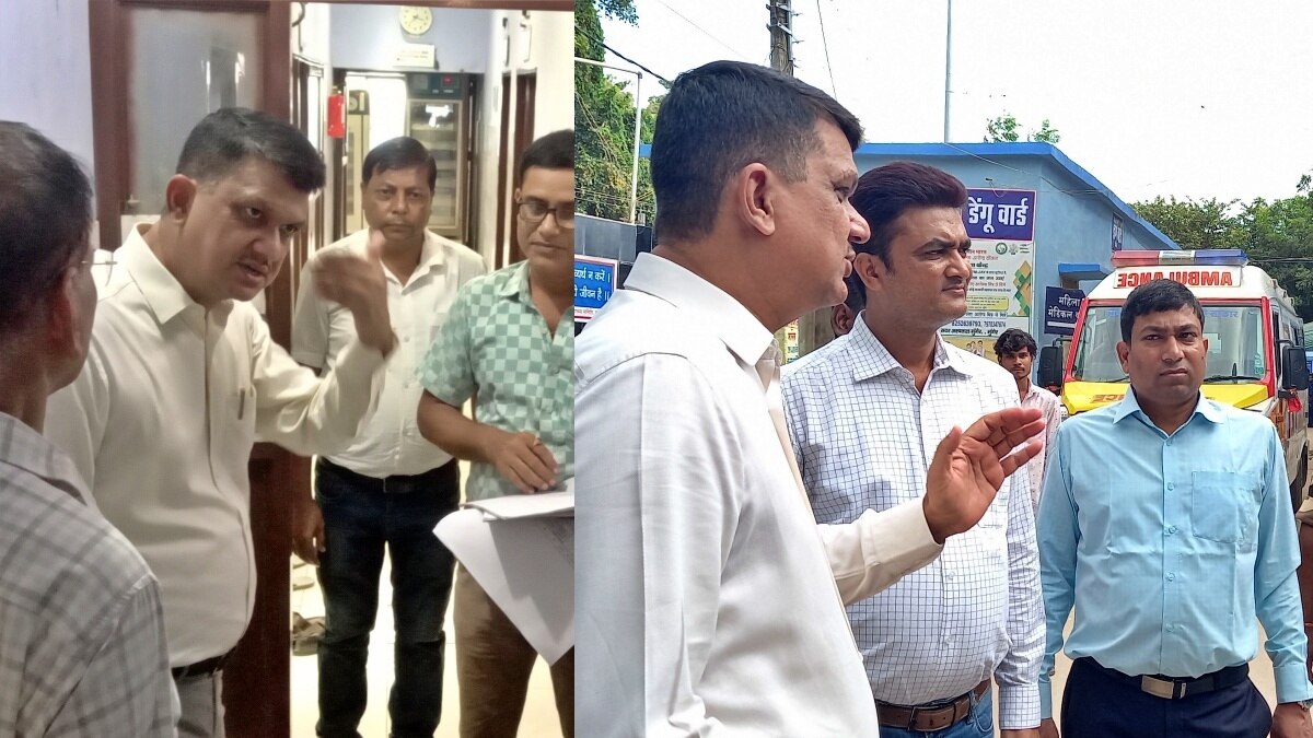 मुंगेर के सरकारी अस्पताल पहुंचे थे जिलाधिकारी