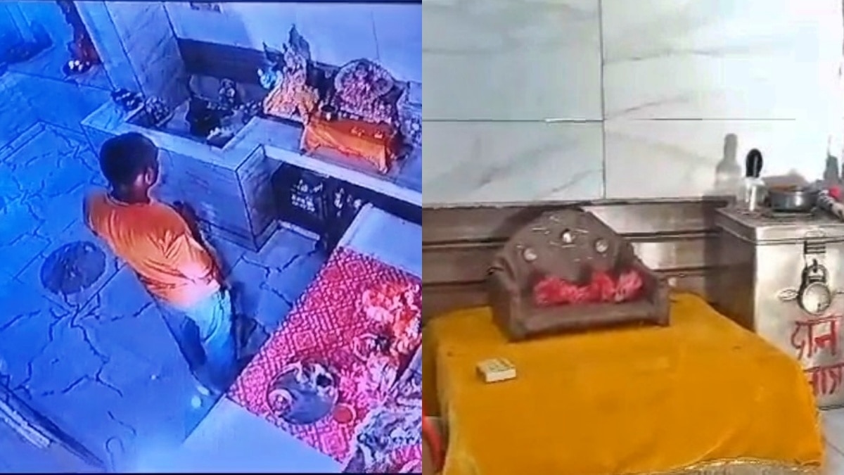 मेरठ में मंदिर से मूर्ति चोरी 